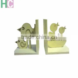 High Quality Desk Stationery Holder, Laser Cutting Wooden Book Holder thumbnail-1