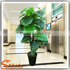 Wholsale China Plastiac Potted Tree Indoor Decoration Artificial Green Tree Fake Indoor Green Tree thumbnail-1