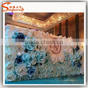 Wholesale Decoration Artificial Flowers Walls New Design Customized Artificial Flower Wall thumbnail-2