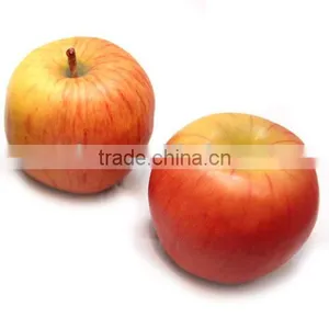 2 Big Artificial Red Apples Fruits Realistic Fake Fruits Faux Fruit thumbnail-1