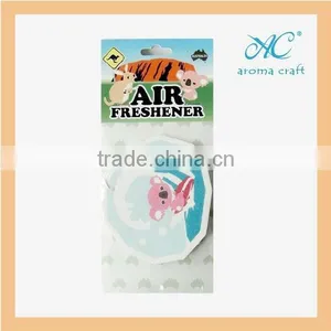 2015 Best Seller for Promotional Gifts Customized Logo Hanging Paper Air Freshener Car Perfume Wholesale thumbnail-5