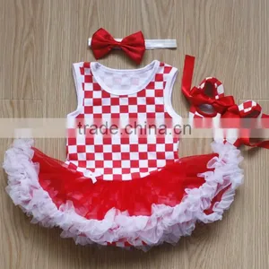 Wholesale Baby Girl Clothes Ruffle Tutu Pettiskirt 3 Sets /baby Girl Tutu Dress thumbnail-5