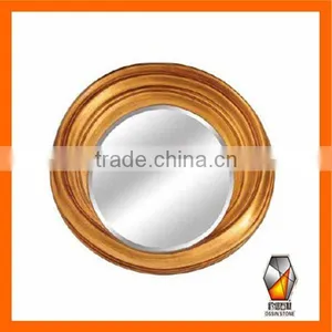 Modern Round PU Framed Mirror thumbnail-1