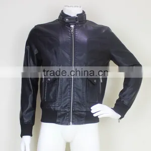 Mens Famous PU Leather Fashion Jackets 2017 thumbnail-1