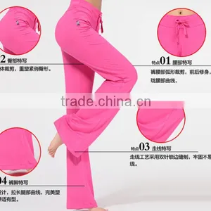 Spring Season Clothes Fitness Training Sports Trousers Women Modal Yoga Leggings Pants Running Dance Gym Workout Wear thumbnail-3
