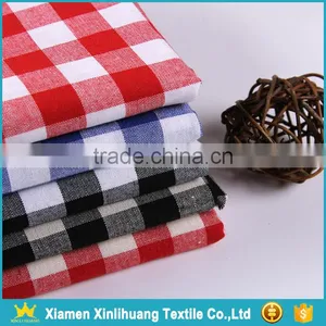 Hot Sale 100% Cotton Shirt Fabric Yarn Dyed Plaid Fabric for School Uniforms thumbnail-1