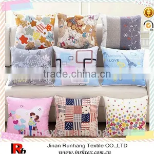 100% Polyester Custom Printed Sofa Cushion thumbnail-1