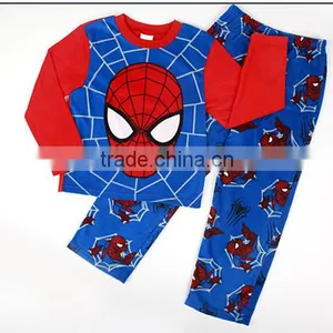 The 2014 Spider Man Two Piece Boy Pajamas Home Sleep Wear thumbnail-3