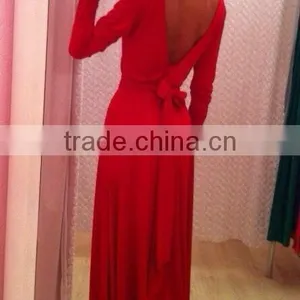 Long Evening Formal Party Ball Gown Prom Bridesmaid Dress thumbnail-3