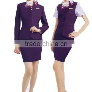 Airline Uniform for Stewardess,airline Stewardess Uniform,beautiful Airline Stewardess Uniform/airline Stewardess Suits thumbnail-1