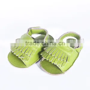 Genuine Leather Sandals. Soft Sole Leather Sandals for Baby thumbnail-3