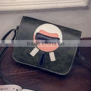2017 New PromotionalTrendy Wholesale Big Ladies Strip Ladies Canvas Denim Fashion Beach Bags thumbnail-3