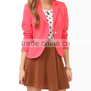 Pleated Pocket Blazer thumbnail-1