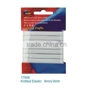 D&D Elastic Band 8mm/6mtr Knitted Elastic Belt (No17506) thumbnail-1