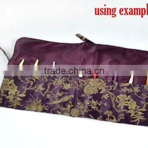 Purple Knitting Needle Case (DP & Hooks) 36x24cm, Sold per Pack of 1,8seasons thumbnail-1