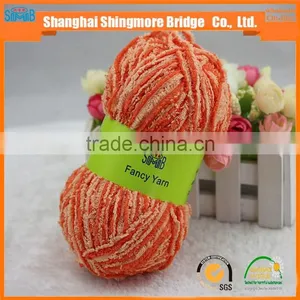 2017 Hot Selling 100% Polyester Double Feather Fancy Yarn for Hand Knitting thumbnail-2