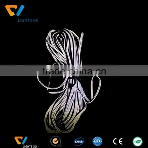 Silver Reflective Fabric Piping Without Sewing Lines for Garment thumbnail-2