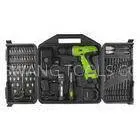 78 Piece Combo 18V DIY Cordless Drill Sets With Blow Plastic Carrier / Drills Bits / Sockets thumbnail-1