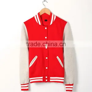 Baseball Uniform Baseball Boyfriend Athletic Jacket Fleece Coat thumbnail-2