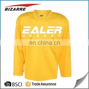 Custom Wholesale Polyester Dry Fit Sublimation Hockey Jersey Team thumbnail-3