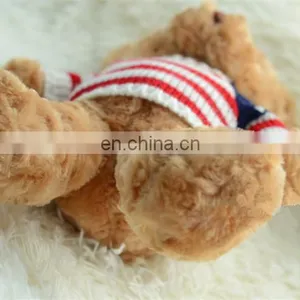 Brown and White Custom Plush Toy Teddy Bear thumbnail-5