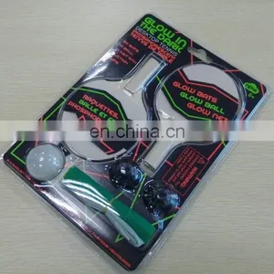 Glow in the Dark Indoor Mini Desktop Table Tennis Racket thumbnail-6