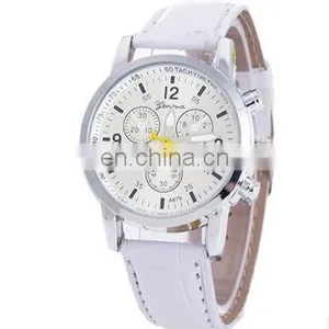 Luxury Men's Fashion Retro Leather Watches Bracelet Wristwatch Analog Quartz Wrist Watch thumbnail-4