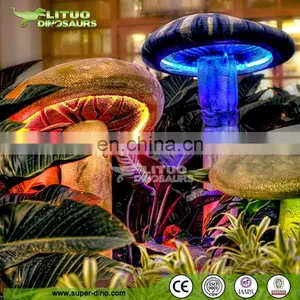 Wonderland Decoration Giant Dreamlike Fiberglass Mushrooms thumbnail-4