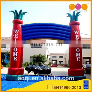 AOQI New Design PVC Tarpaulin Inflatable Welcome Arch for Promotion thumbnail-1