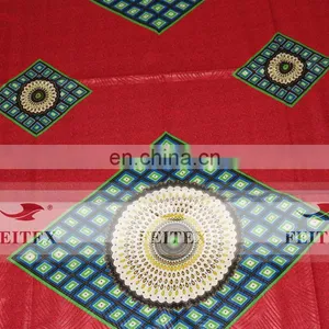 2015 Hot Selling New Design African Holland Wax African Real Wax in Woven Fabric thumbnail-1