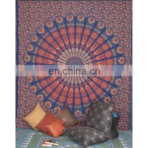 Bohemian Hippie Indian Jaipuri Mandala Tapestry thumbnail-1