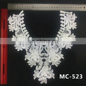 Embroidery Chemical Flower Neck Lace Collar thumbnail-3