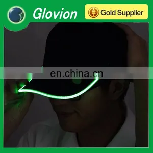 New Arrival Optial Fiber Baseball Cap el Flashing Cap Baseball Cap Led thumbnail-1