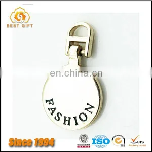 Guangdong Factory Wholesale Custom Garment Accessories Jacket Metal Logo Zipper Pulls thumbnail-3
