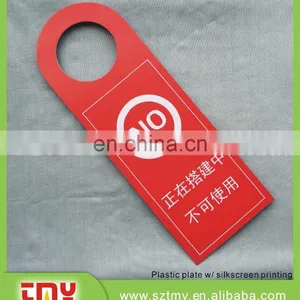 Soft PVC Door Hanger, Door Warning Signs thumbnail-3