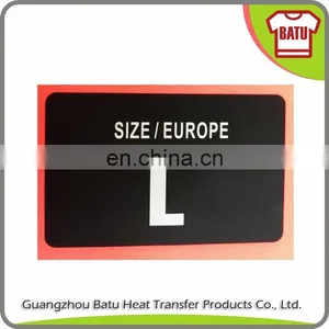 Heat Transfer for Clothing Care Label thumbnail-1