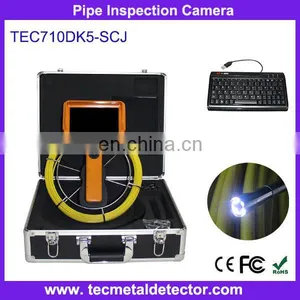 Professional Industrial Video Pipe Inspection Camera With 7" Handheld Monitor TEC710DK5-SCJ thumbnail-1