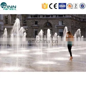 Outdoor Kid Playing Colorful Music Dancing Floor Fountain thumbnail-1