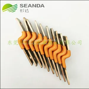 Customized Orange Soft Copper Busbar With Heat Shrinkable Tube for Battery Pack thumbnail-5