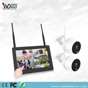 2CH 2.0MP CCTV Wireles Home Security WiFi NVR Alarm System Kits With 7 Inch Touch Screen thumbnail-1