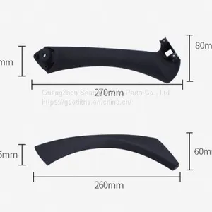 Inner Door Pull Handle Cover Trim Gray Beige Black Left Right For BMW 3 Series E90 E91 E92 316 318 320 325 328i thumbnail-4
