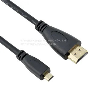 Micro HDMI to HDMI D-type HD Cable With 14+1 Pure Copper Core Line for PC/tablet/camera thumbnail-3