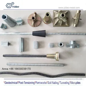 D17mm 5 / 8 Encofrado Formwork Tie Rod for Construction thumbnail-3
