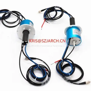 SM LC SC Channel Optical Slip Ring With 2 Circuits 20A Fiber Optic Rotary Joint thumbnail-1