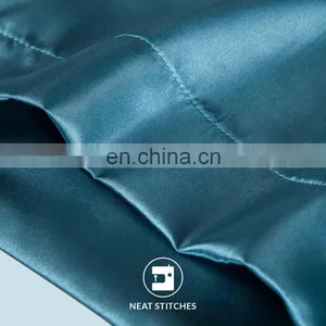 Distinctive Couple Matching 100% Polyester Home Comfortable Breathable Silky Smooth Satin Pillowcase In Bulk thumbnail-6