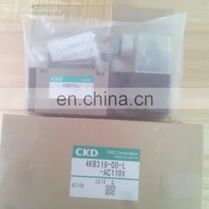 Japan Original CKD Pneumatic Solenoid Valve 4KB319-00-L-AC110V thumbnail-1