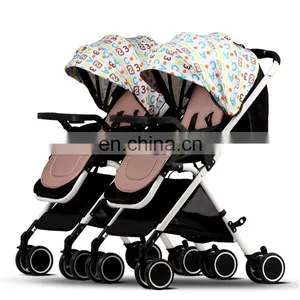 High View Light Buy Baby Twin Strollers Stroller Baby for 2 Baby thumbnail-3