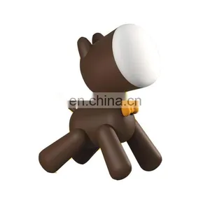 Gift USB Rechargeable Moveable Body Switch Control Cute Image 2 Modes Brightness Children Puppy Night Light thumbnail-1