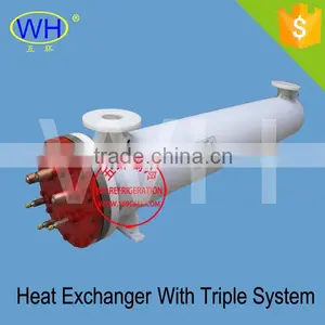 56KW Stainless Steel Shell and Tube Evaporator / Heat Exchanger for Anodic Oxidation Chiller thumbnail-1