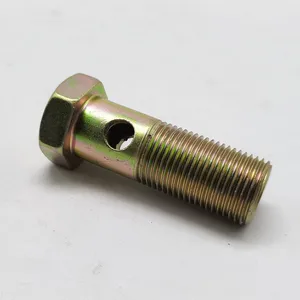 SYD-1164 Hollow Banjo Bolt M8x1.25 Hexagon Size 13mm Banjo Bolt Length 24mm thumbnail-2